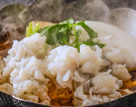 鱧の旨み出し汁鍋